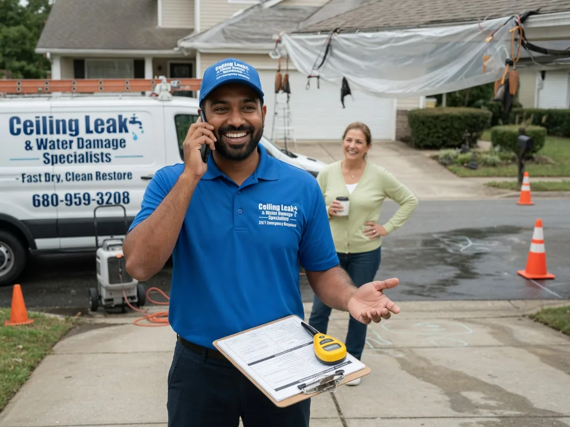 Ceiling Leak Cleanup Elk Mountain, WY FAQs